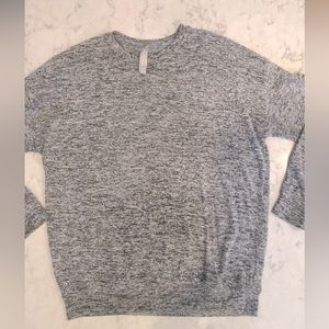 Athleta XS grey marled lightweight sweater